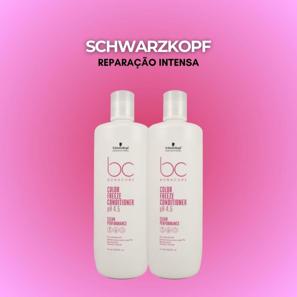 Schwarzkopf Color Freeze pH 4.5 Kit 2 Condicionador 1L ÚNICO 5