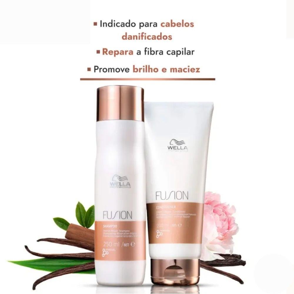 Wella Professionals Fusion - Shampoo 250ml + Condicionador 200ml ÚNICO 3