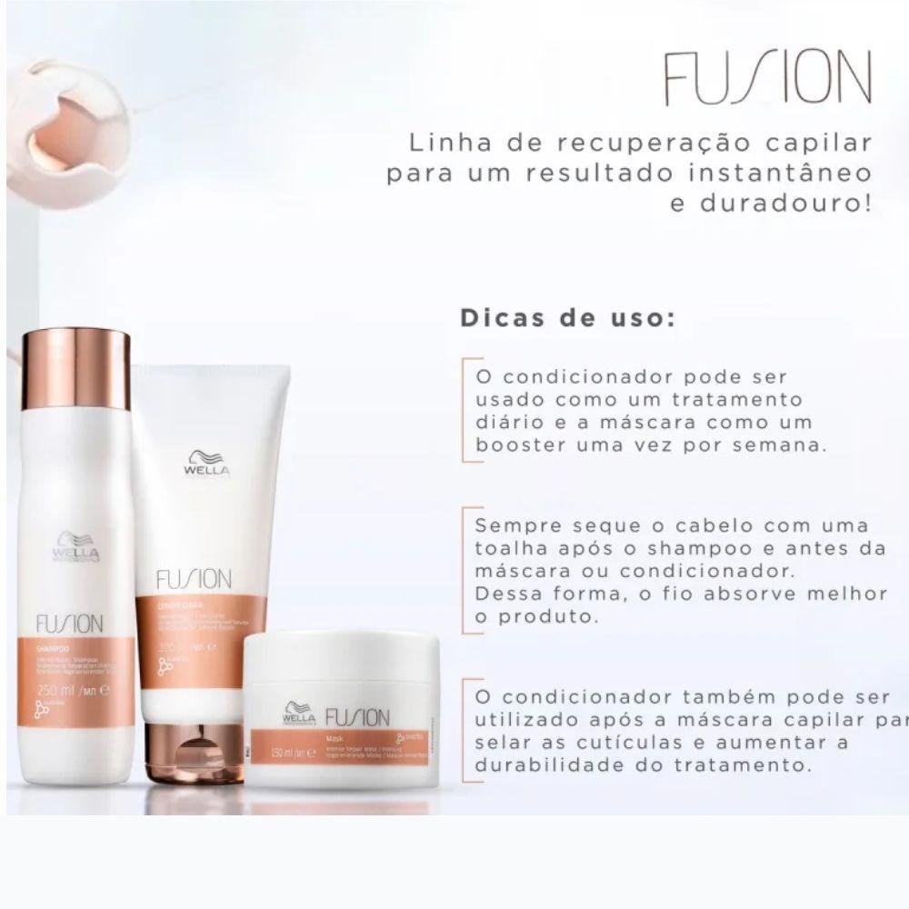 Wella Professionals Fusion - Shampoo 250ml + Condicionador 200ml ÚNICO 4
