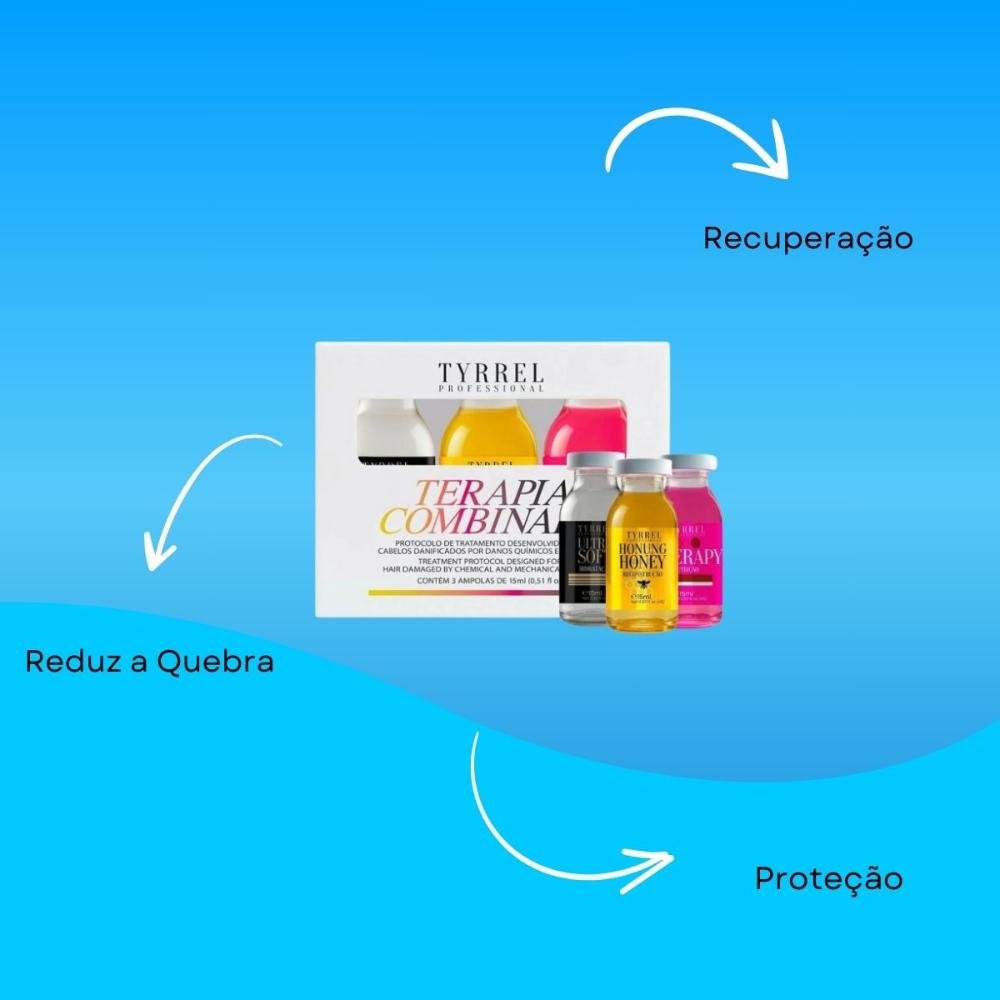 Kit Tyrrel Terapia Combinada com 3 Ampolas 15 ml ÚNICO 4