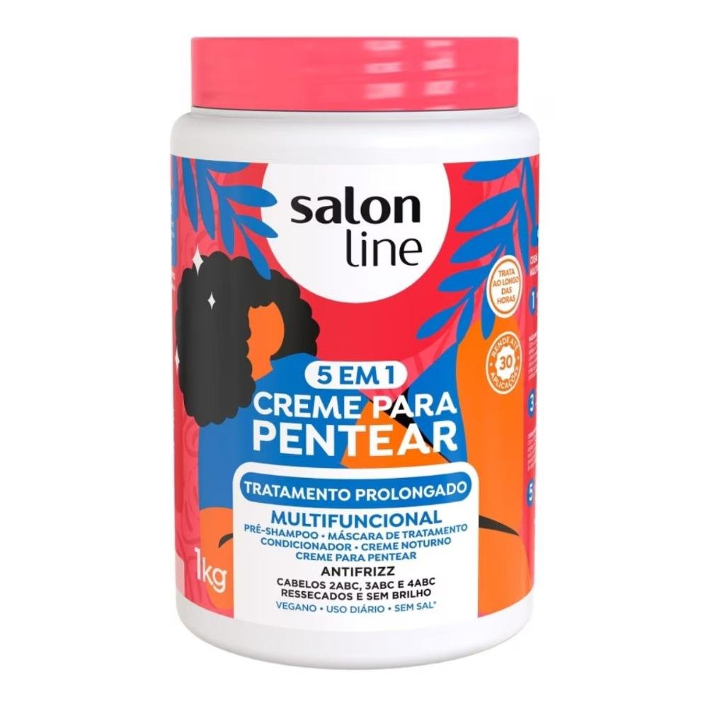 Salon Line Tratamento Prolongado Creme Para Pentear 1kg 1kg 6