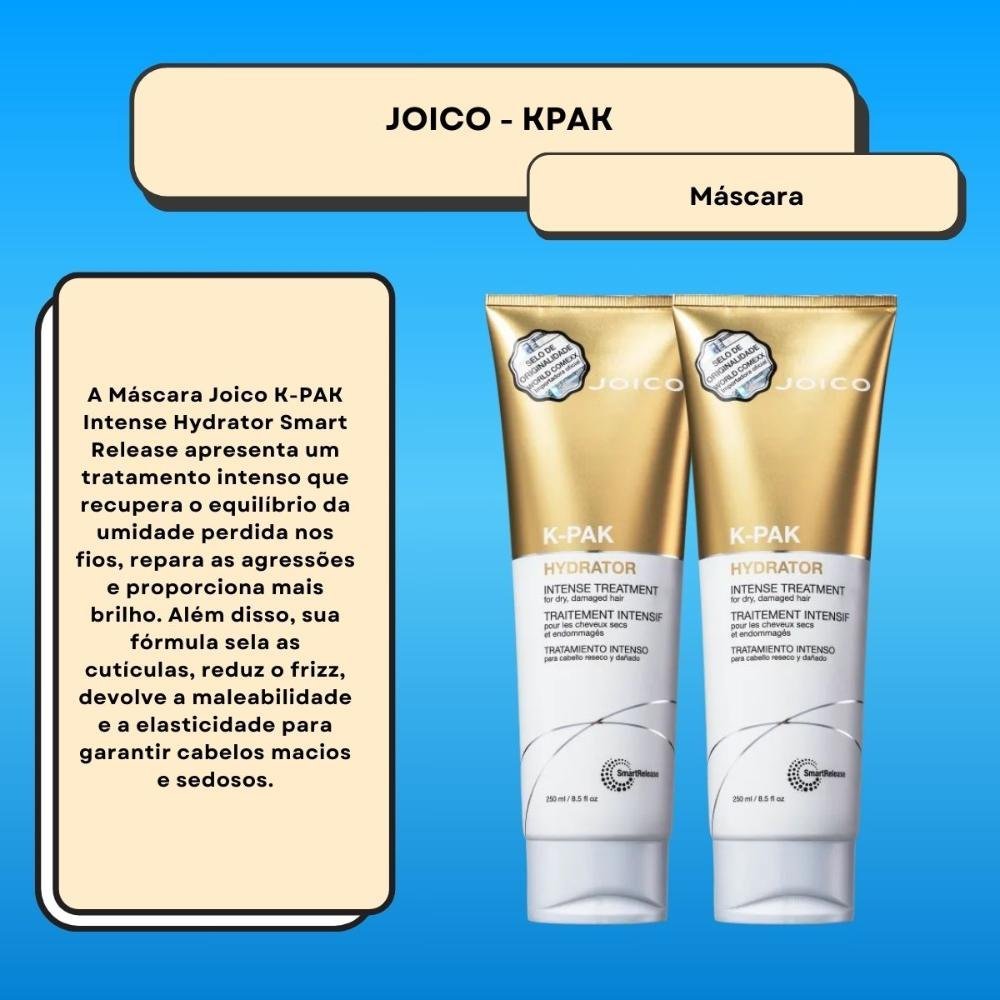 Joico K-PAK Intense Hydrator Kit 2 Máscara 250ml ÚNICO 2
