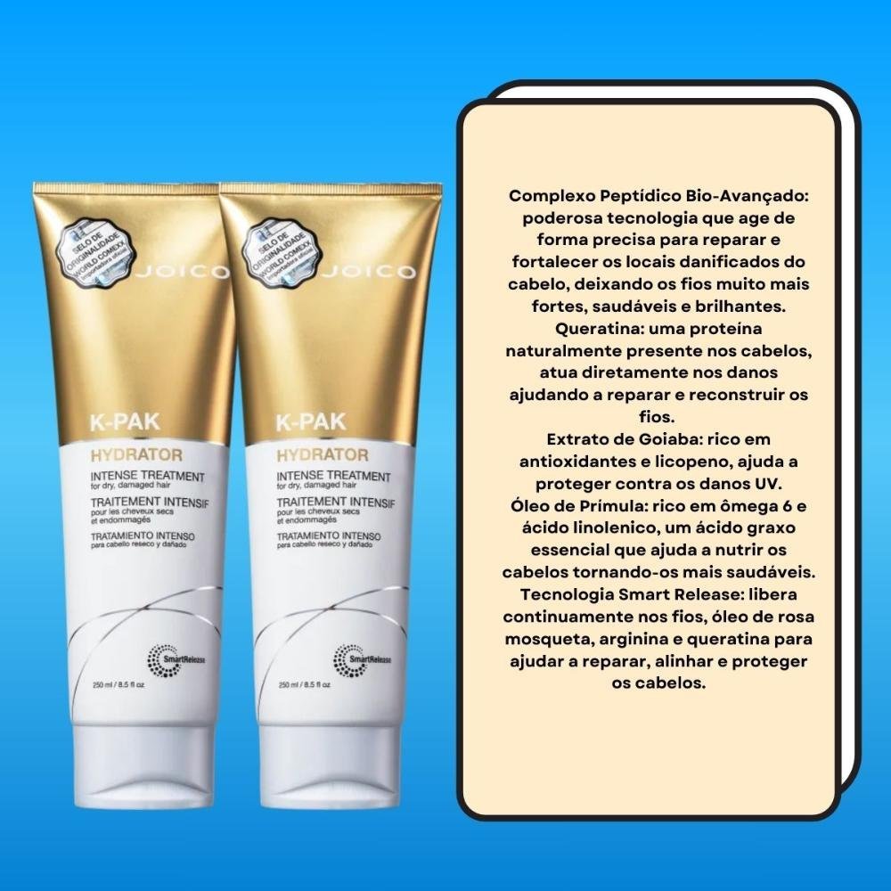 Joico K-PAK Intense Hydrator Kit 2 Máscara 250ml ÚNICO 3