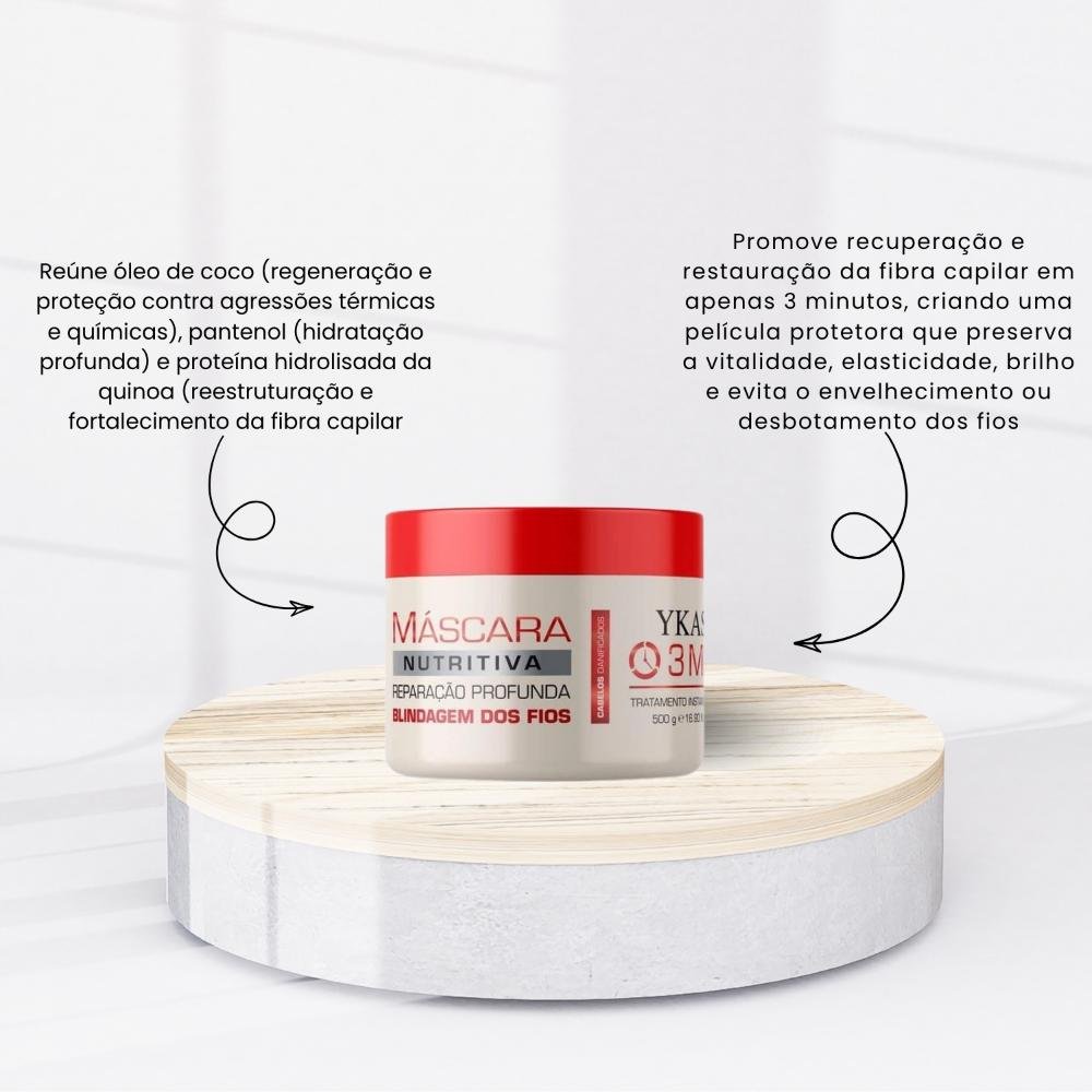 Ykas 3 Minutos Máscara Nutritiva 250g 250g 8