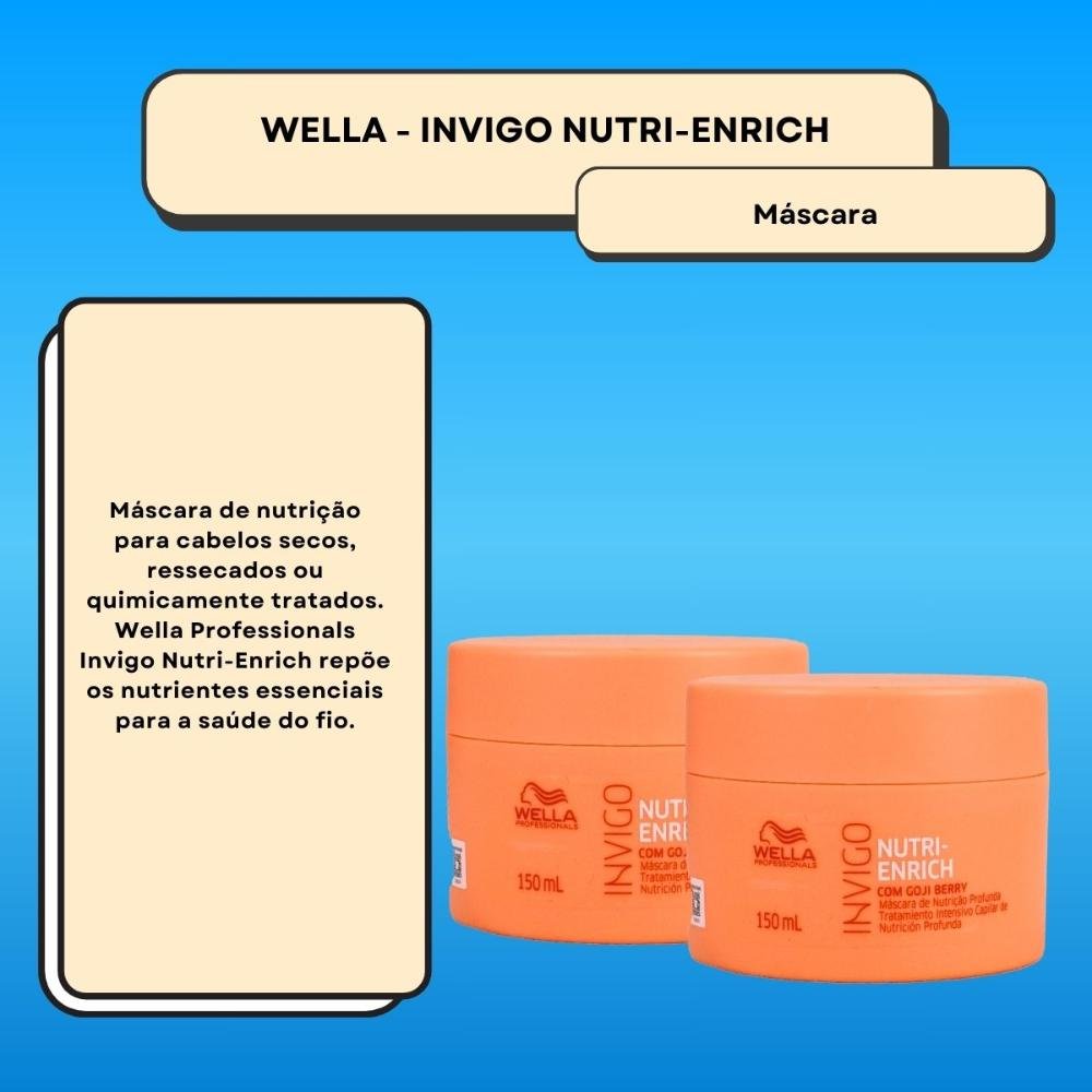 Kit Wella Invigo Nutri-Enrich 2 Máscara 150 ml ÚNICO 2