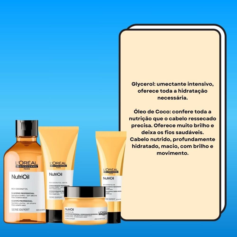 Kit Loreal NutriOil Home Care (4 Produtos) ÚNICO 3