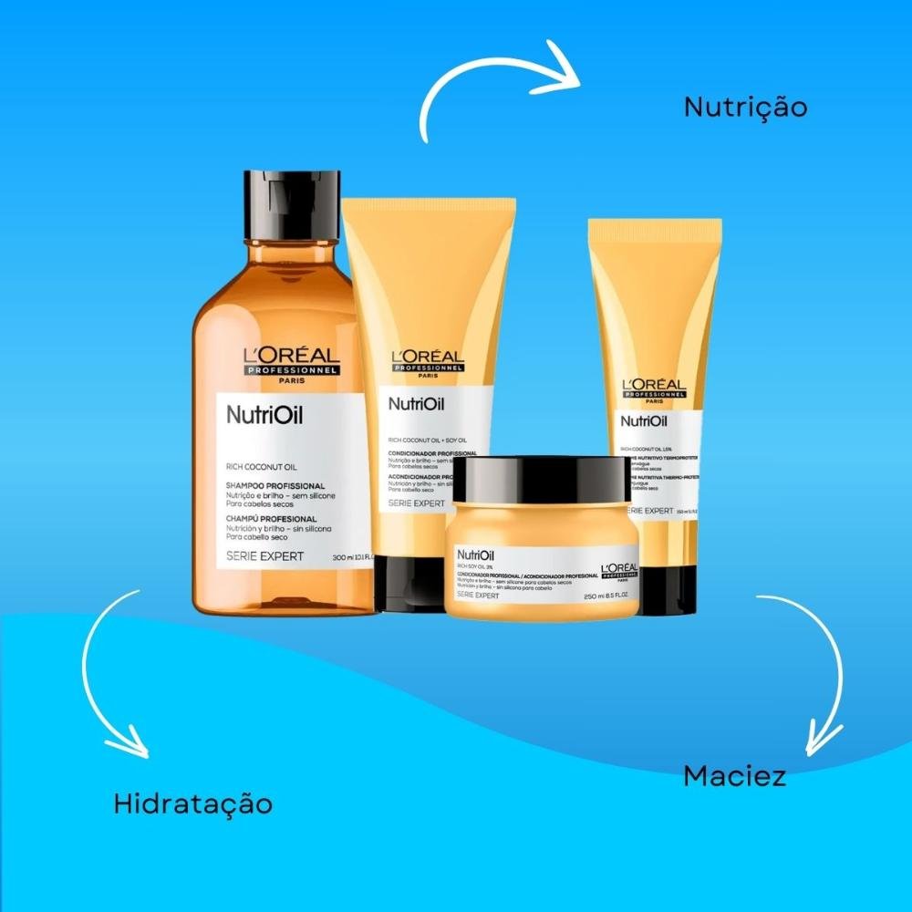 Kit Loreal NutriOil Home Care (4 Produtos) ÚNICO 4