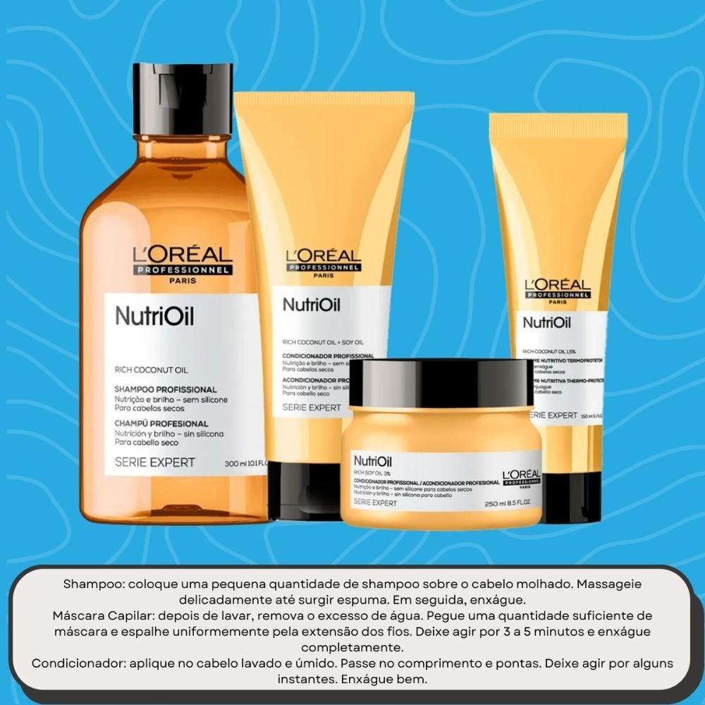 Kit Loreal NutriOil Home Care (4 Produtos) ÚNICO 5
