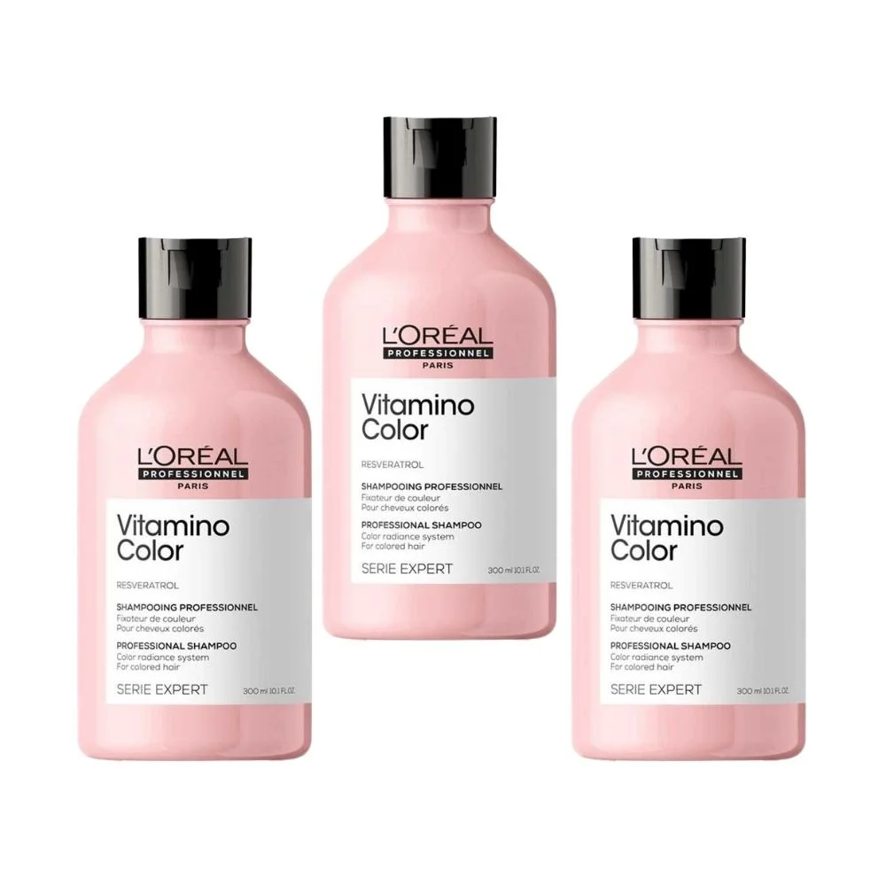 L'Oréal Professionnel Vitamino Color Kit 3 Shampoo 300ml ÚNICO 2