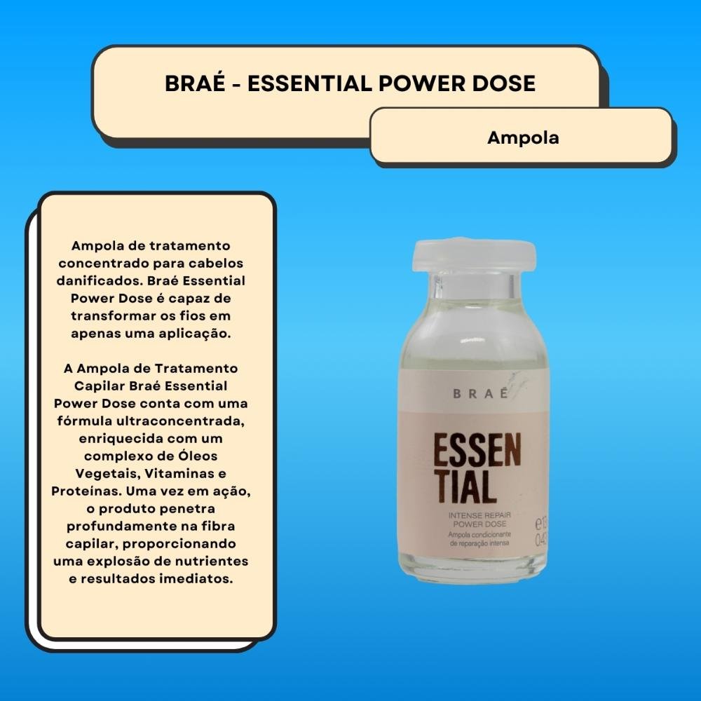 Braé Essential Power Dose Ampola 13ml 13ml 2