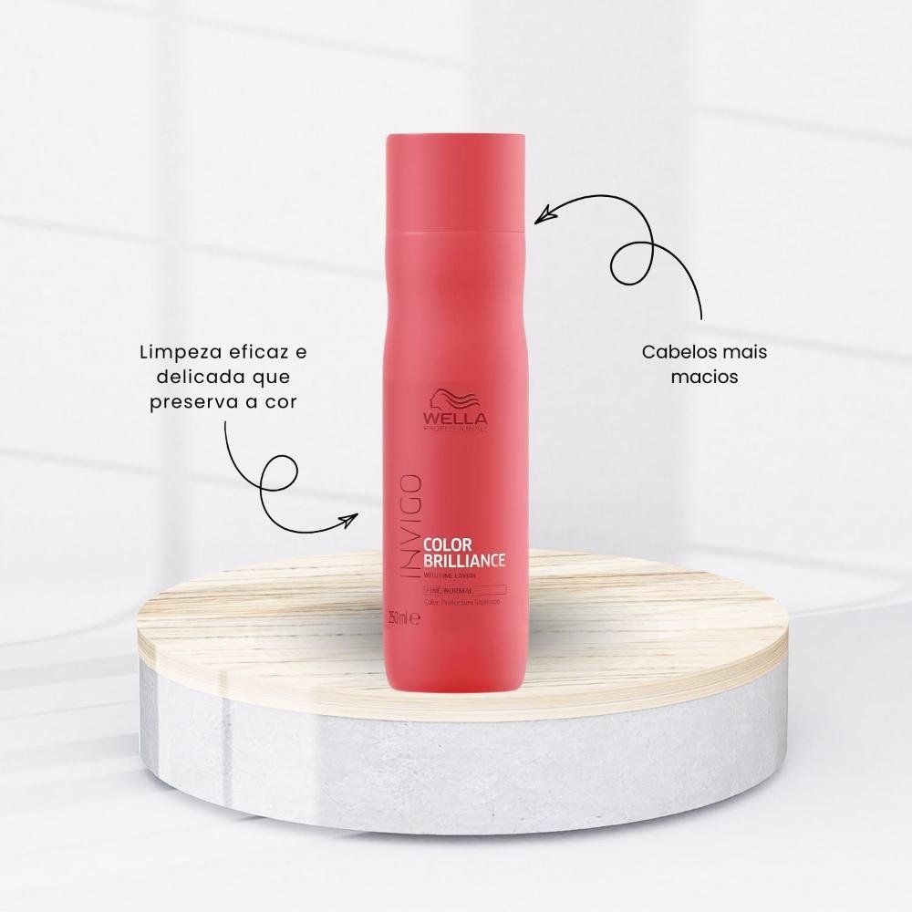Kit Wella Invigo Color Brilliance e Oil Reflections light 30 ml (3 Produtos) ÚNICO 7