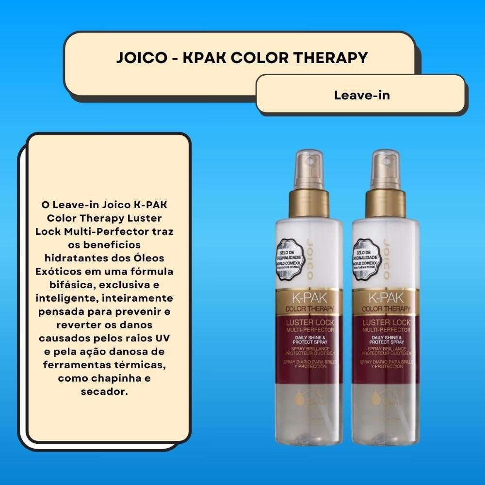 Joico K-PAK Color Therapy Luster Lock Kit 2 Leave-in 200ml ÚNICO 2