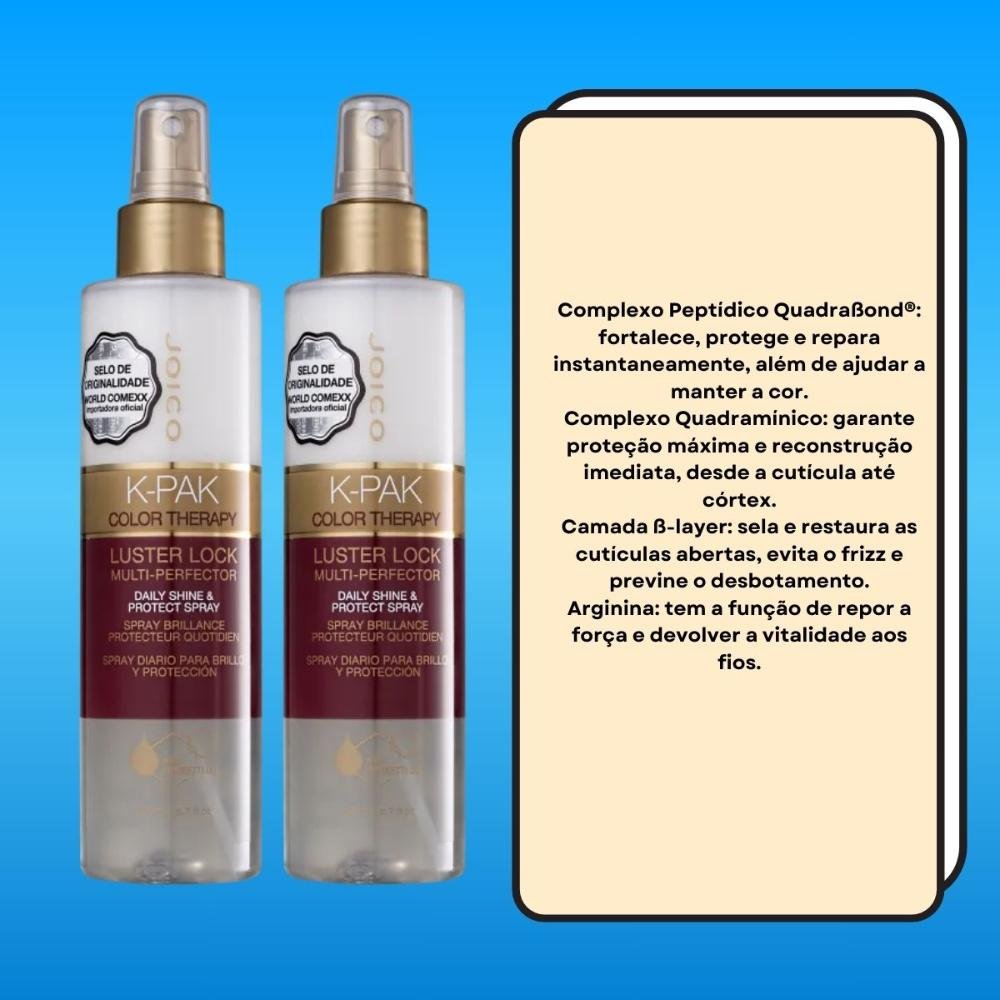 Joico K-PAK Color Therapy Luster Lock Kit 2 Leave-in 200ml ÚNICO 3