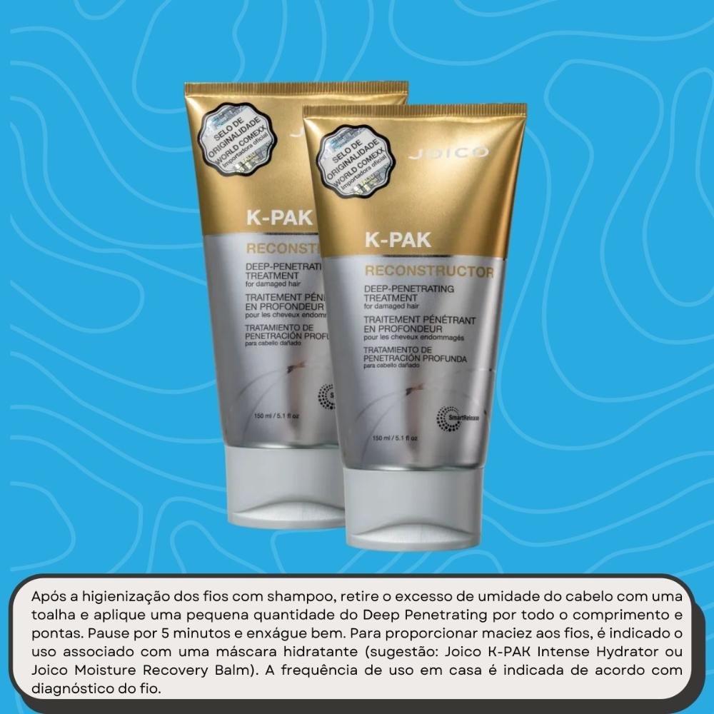 Kit Joico K-PAK Deep Penetrating 2 Máscara 150 ml ÚNICO 5