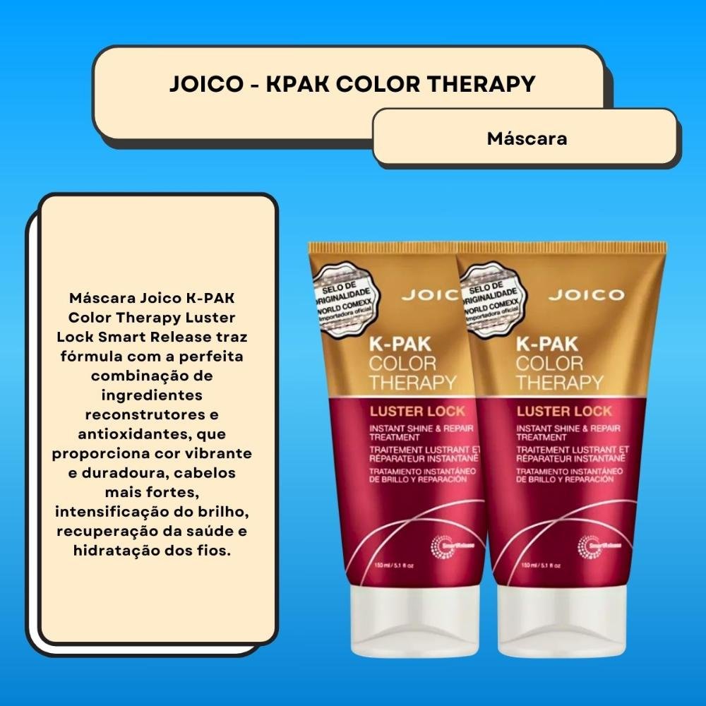 Joico K-PAK Color Therapy Luster Lock Kit 2 Máscara 150ml ÚNICO 2
