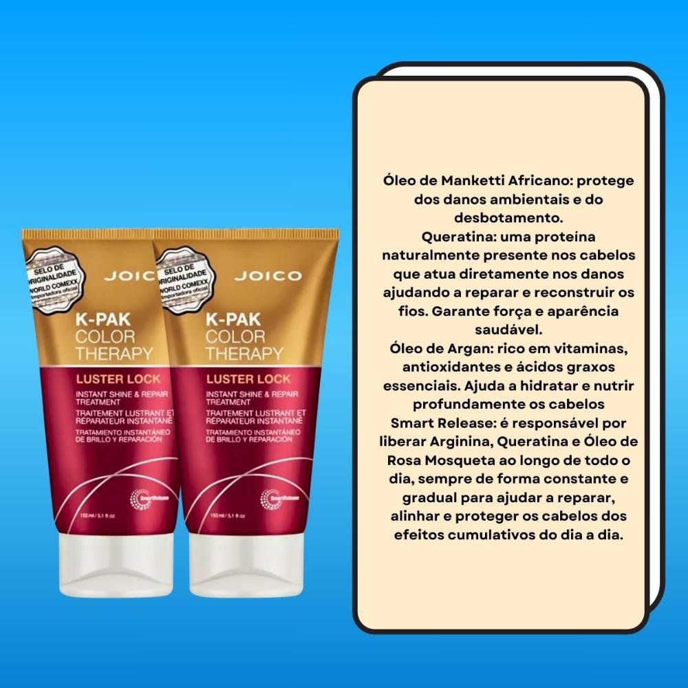 Joico K-PAK Color Therapy Luster Lock Kit 2 Máscara 150ml ÚNICO 3