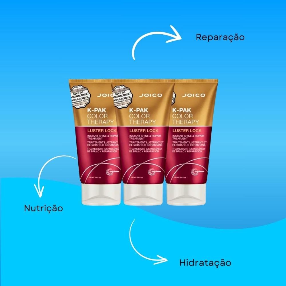 Joico K-PAK Color Therapy Luster Lock Kit 3 Máscara 150ml ÚNICO 4