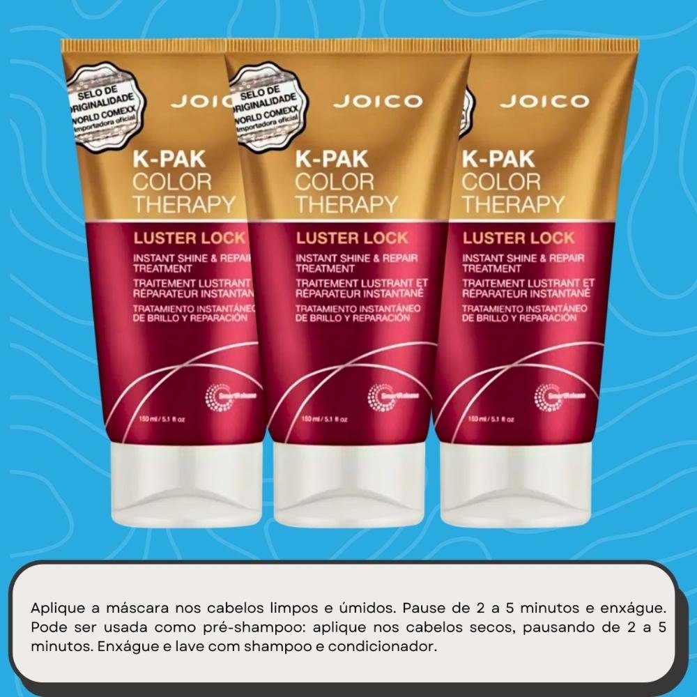 Joico K-PAK Color Therapy Luster Lock Kit 3 Máscara 150ml ÚNICO 5