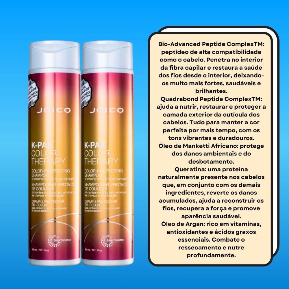 Joico K-PAK Color Therapy Kit 2 Shampoo 300ml ÚNICO 3