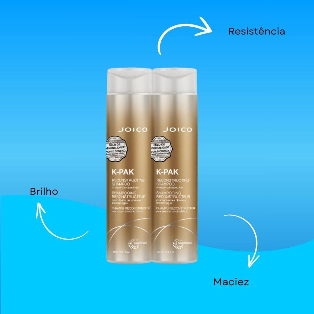 Joico K-PAK Kit 2 Shampoo 300ml ÚNICO 4