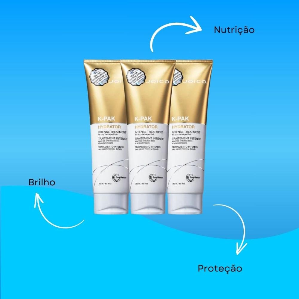 Joico K-PAK Intense Hydrator Kit 3 Máscara 250ml ÚNICO 4