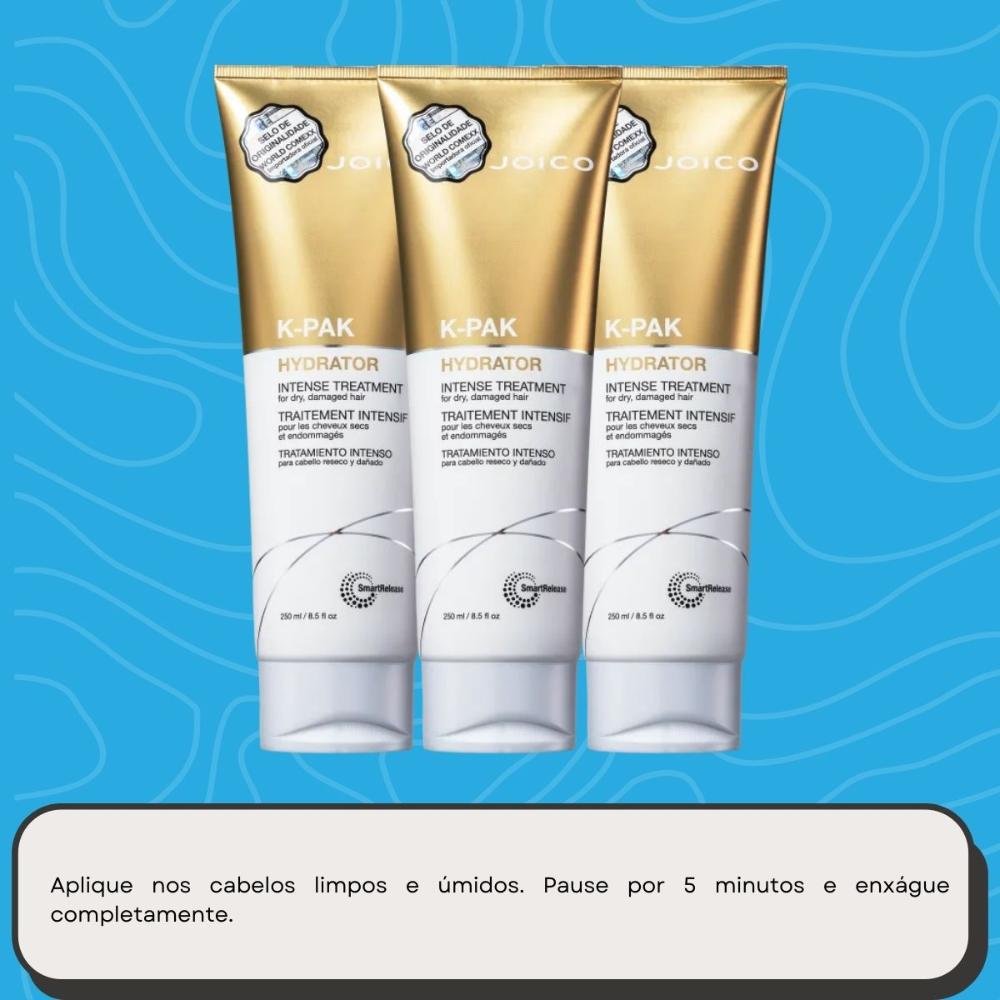 Joico K-PAK Intense Hydrator Kit 3 Máscara 250ml ÚNICO 5