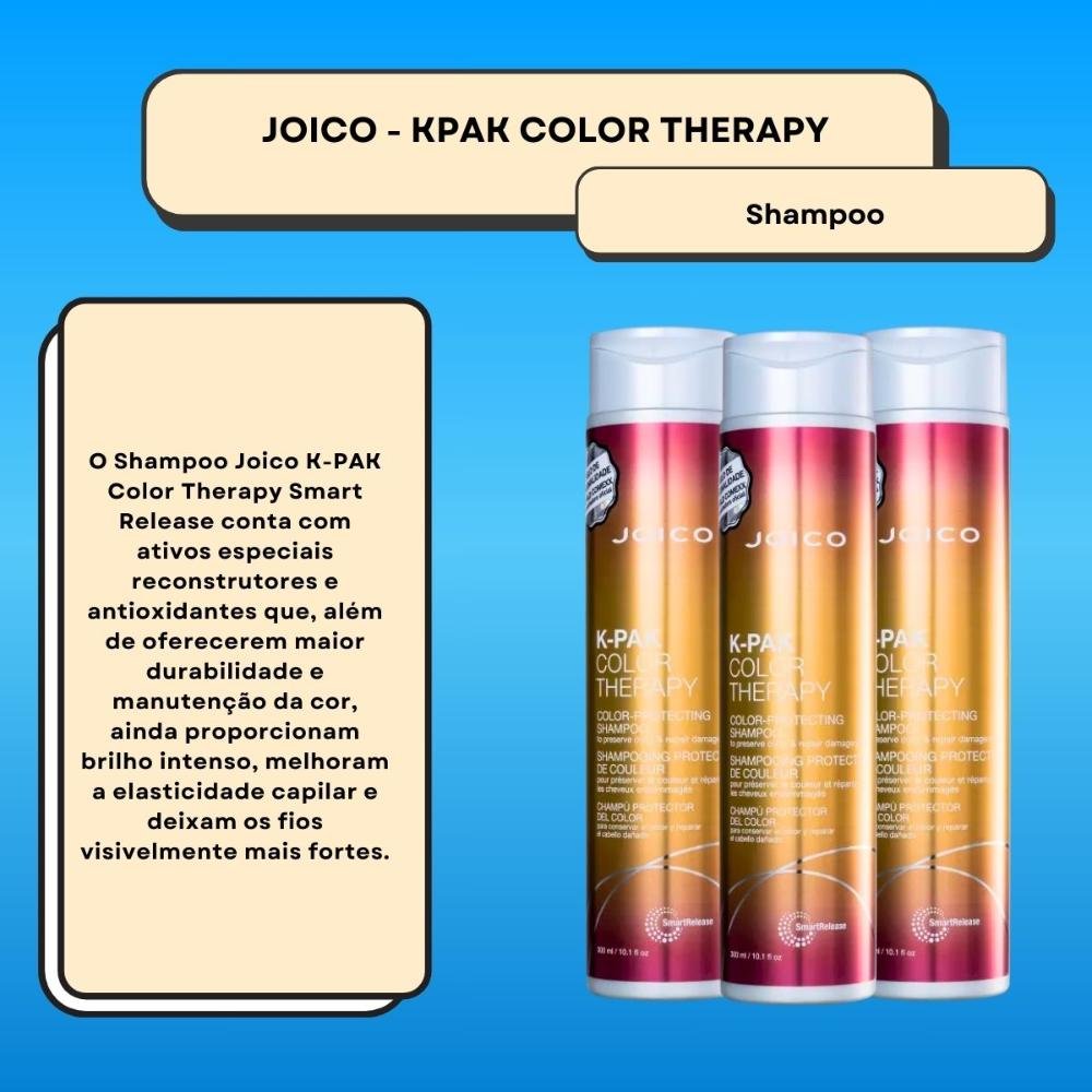 Kit Joico K-PAK Color Therapy 3 Shampoo 300 ml ÚNICO 2