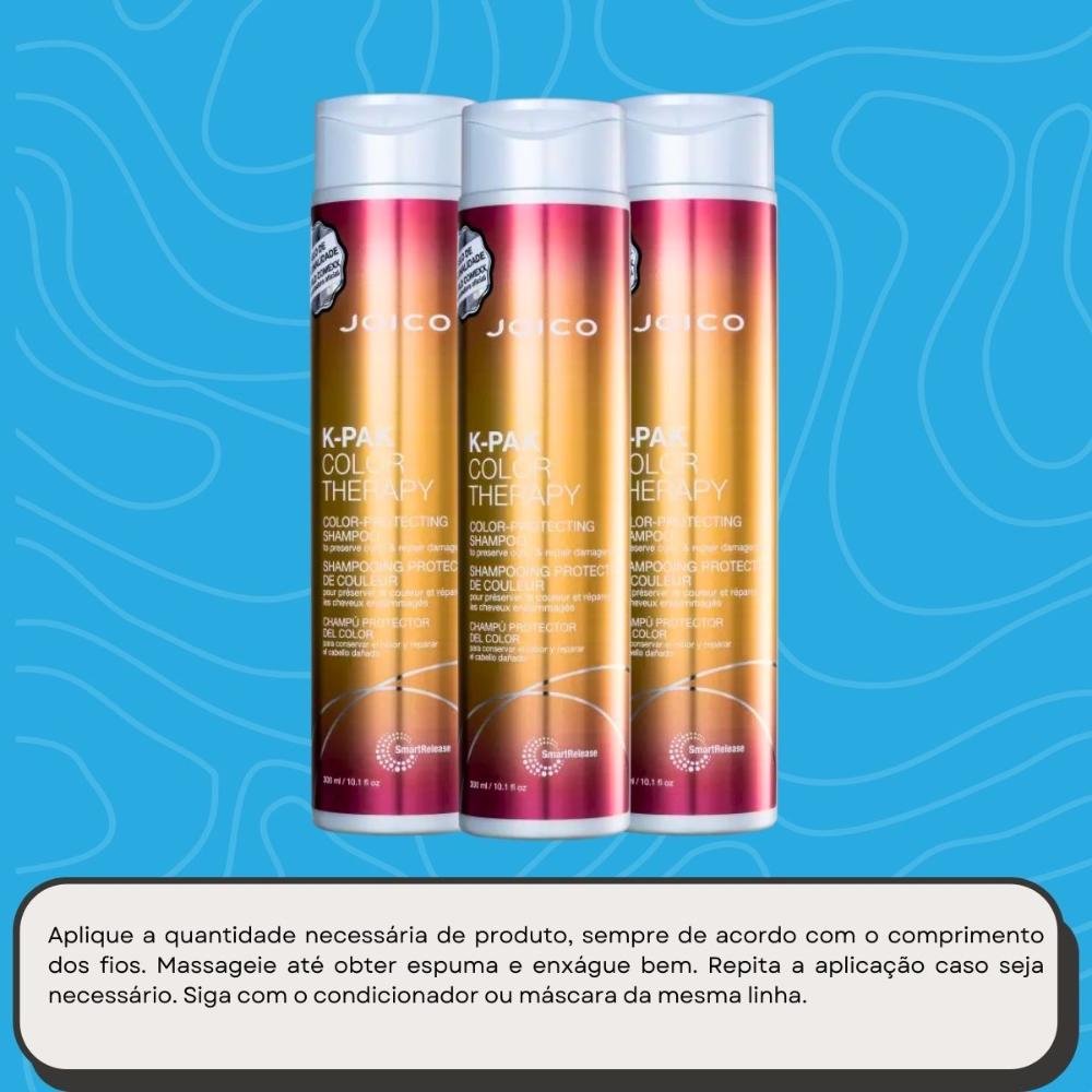 Kit Joico K-PAK Color Therapy 3 Shampoo 300 ml ÚNICO 5