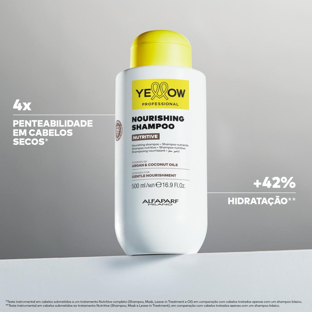 Yellow Nutritive Tratamento Nutritivo Shampoo 500ml 500ml 3