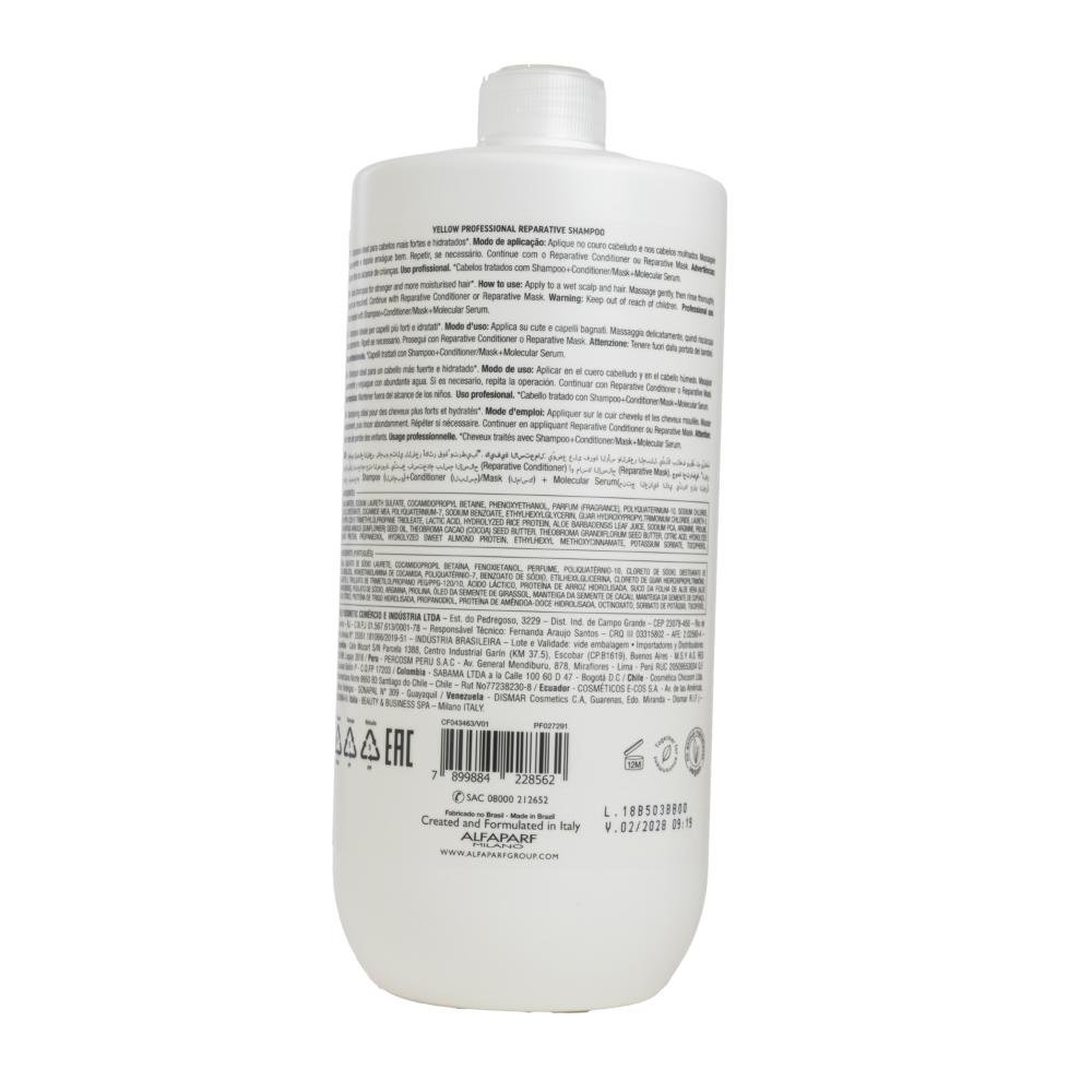 Yellow Repair Tratamento Reparador Shampoo 1L 1L 3