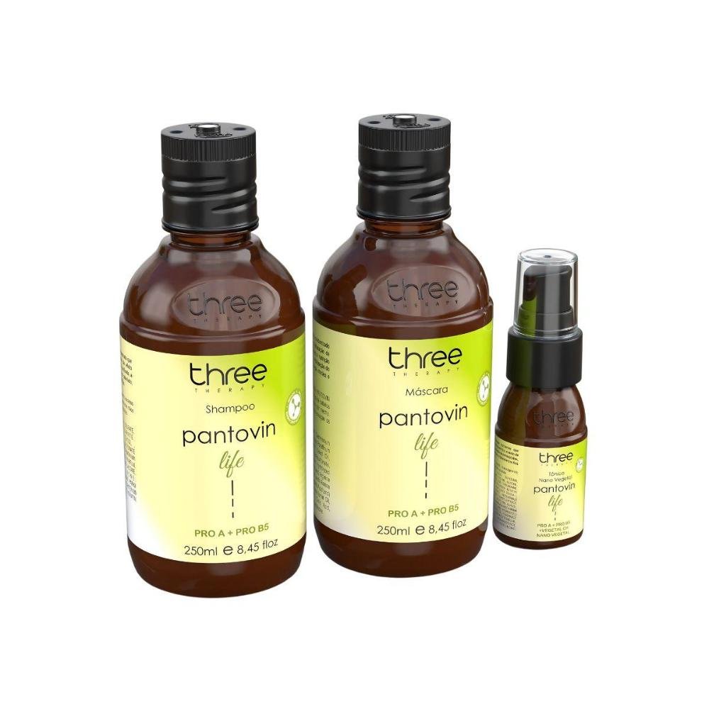 Three Therapy Pantovin Life Kit Crescimento Capilar ÚNICO 3
