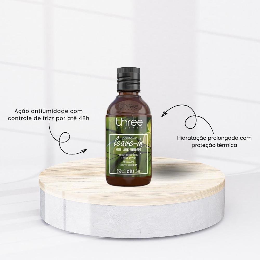 Leave-in Three Therapy Pantovin Anti-umidade 48h 250 ml 250ml 2
