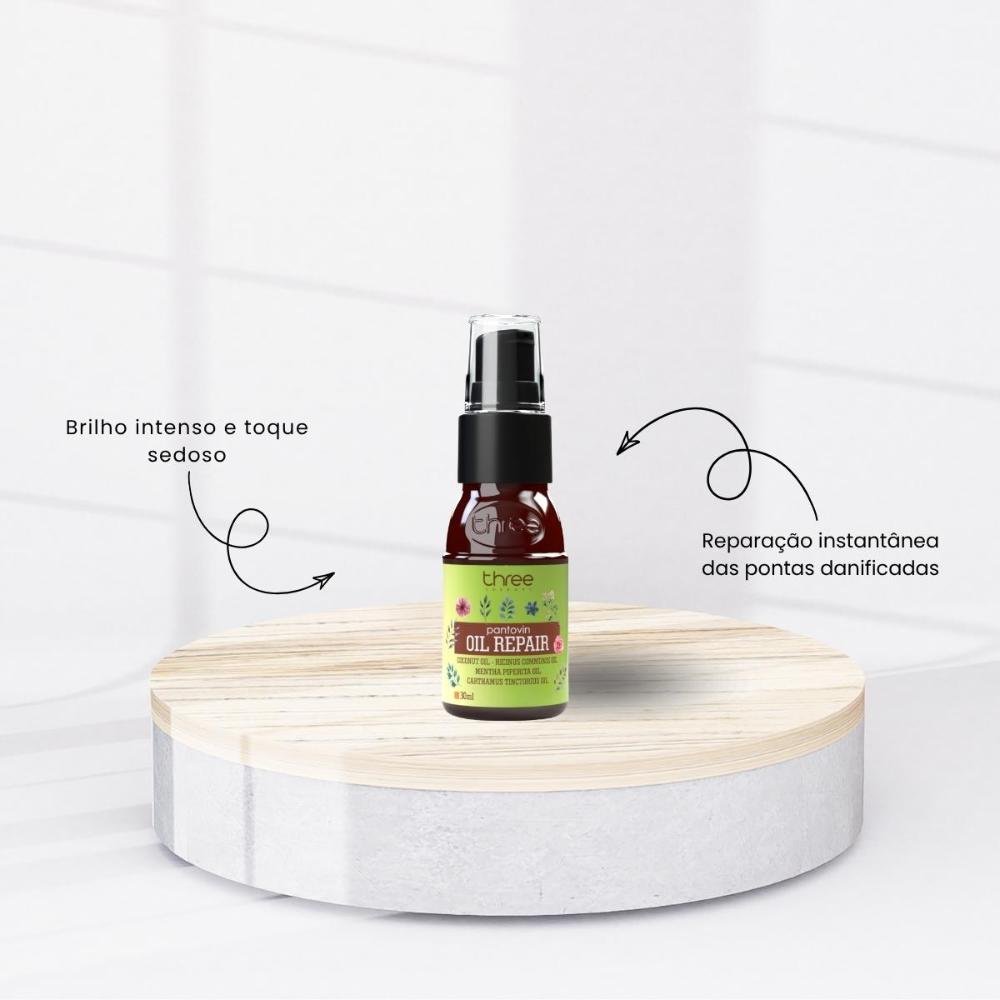 Three Therapy Pantovin Finalizador Repair Óleo 30ml 30ml 2