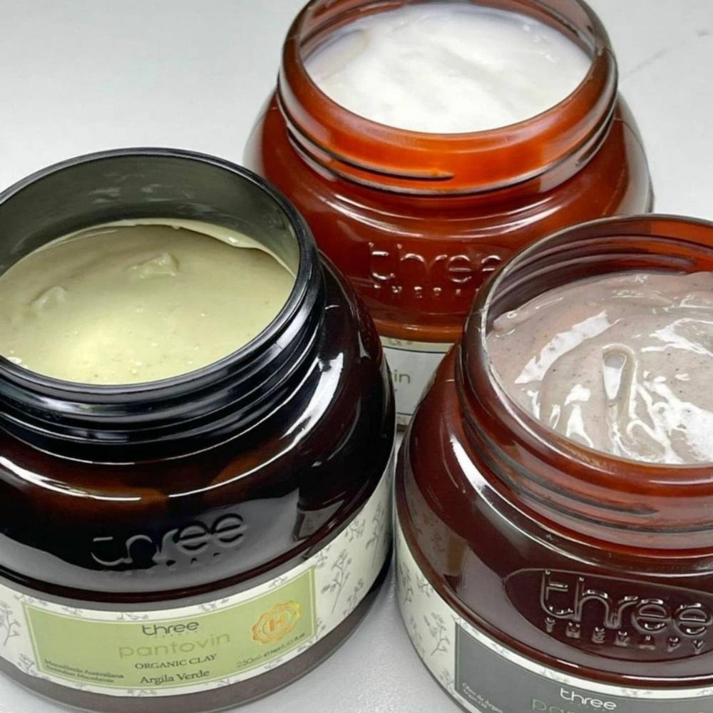 Three Therapy Organic Clay Argila Verde Máscara 250g 250g 4