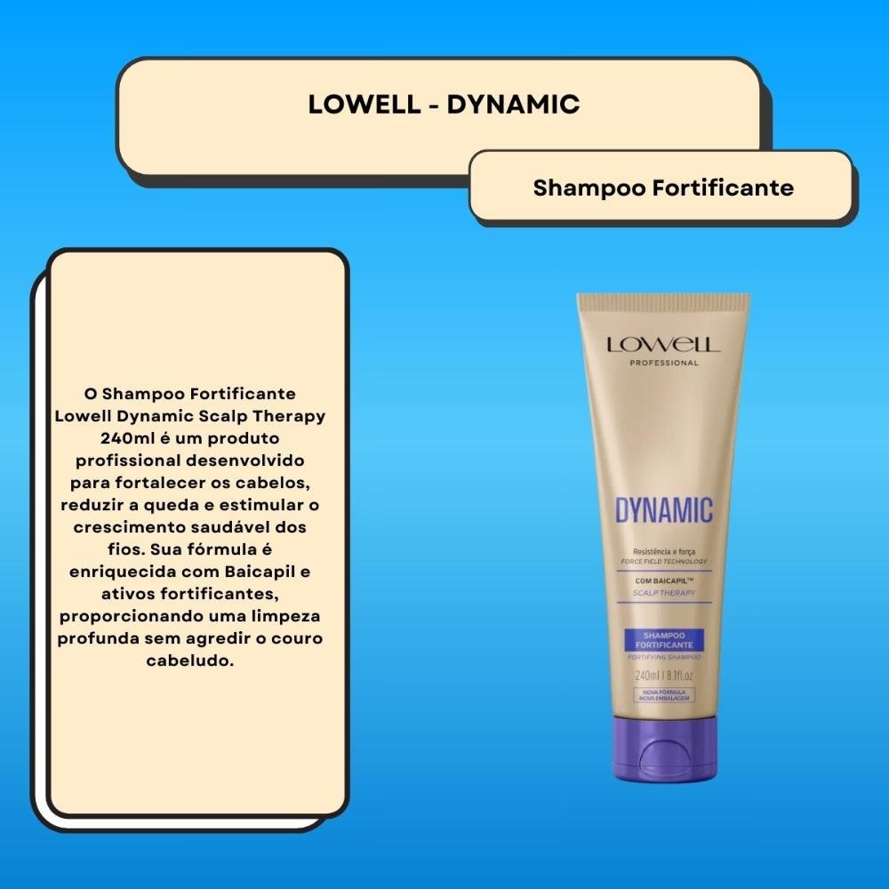 Lowell Dynamic Shampoo Fortificante 240ml 240ml 2