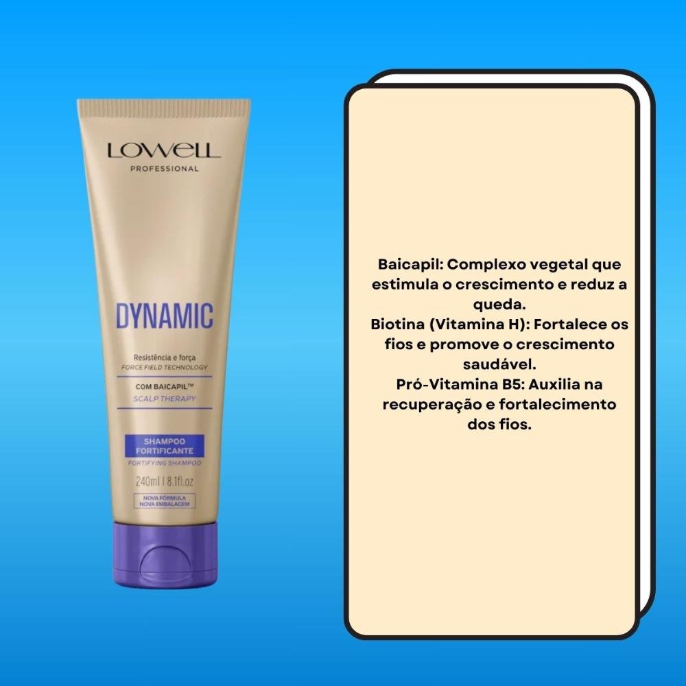 Lowell Dynamic Shampoo Fortificante 240ml 240ml 3