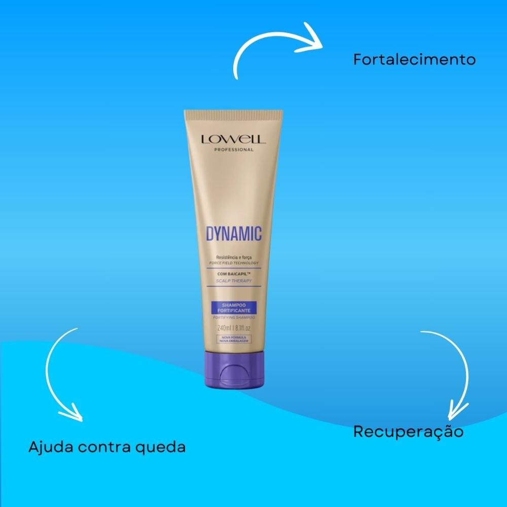 Lowell Dynamic Shampoo Fortificante 240ml 240ml 4