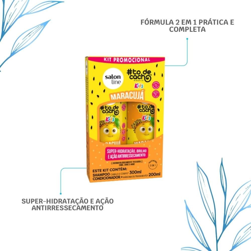 Salon Line #todecacho Maracujá Kit Shampoo e Condicionador ÚNICO 5