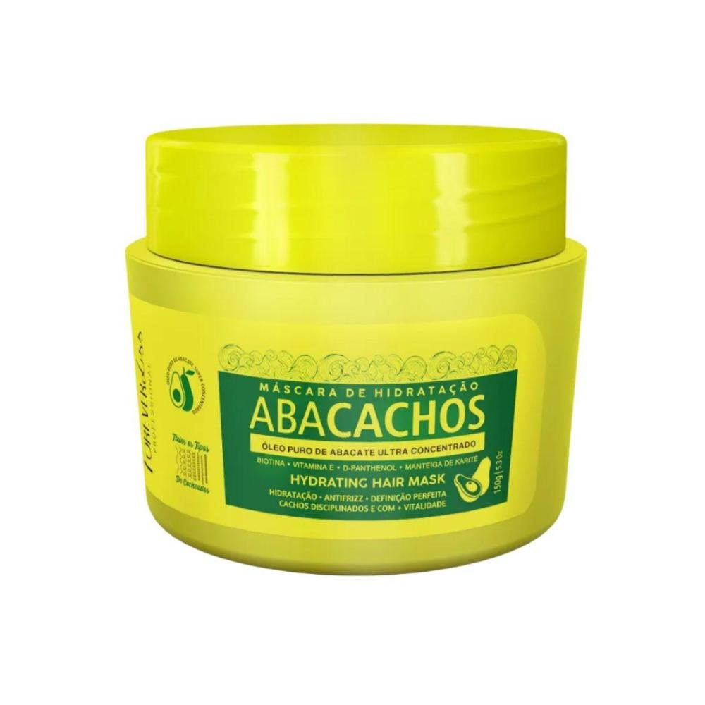 Máscara Forever Liss Máscara de Hidratação Abacachos para Cabelo Cacheado150 g