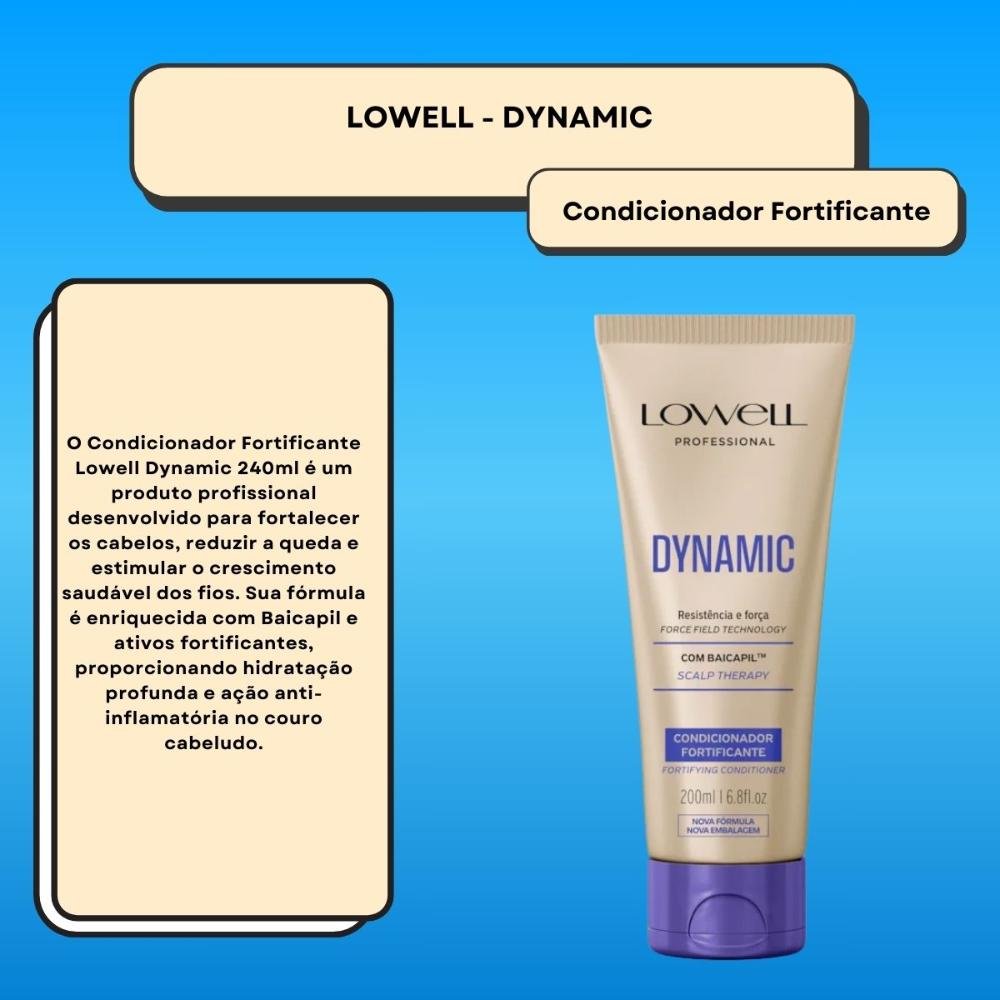 Lowell Dynamic Condicionador Fortificante 200ml 200ml 2
