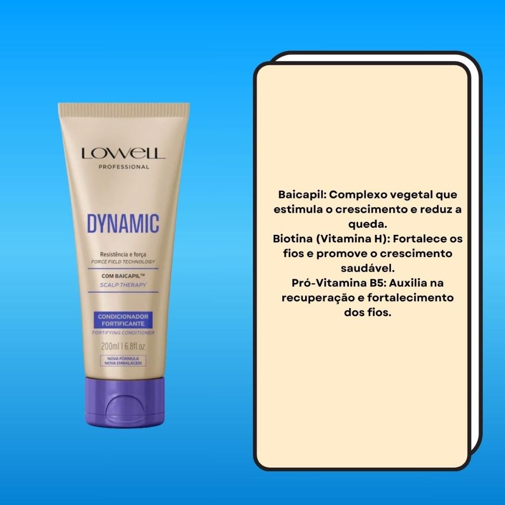 Lowell Dynamic Condicionador Fortificante 200ml 200ml 3