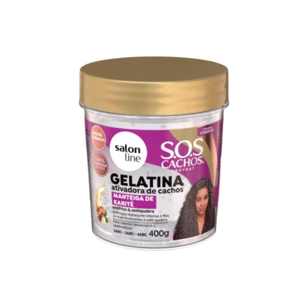 Oleo Salon Line S.O.S Cachos 10 em 1 Multibenefícios para Cabelo Cacheado 100 ml 100ml 6