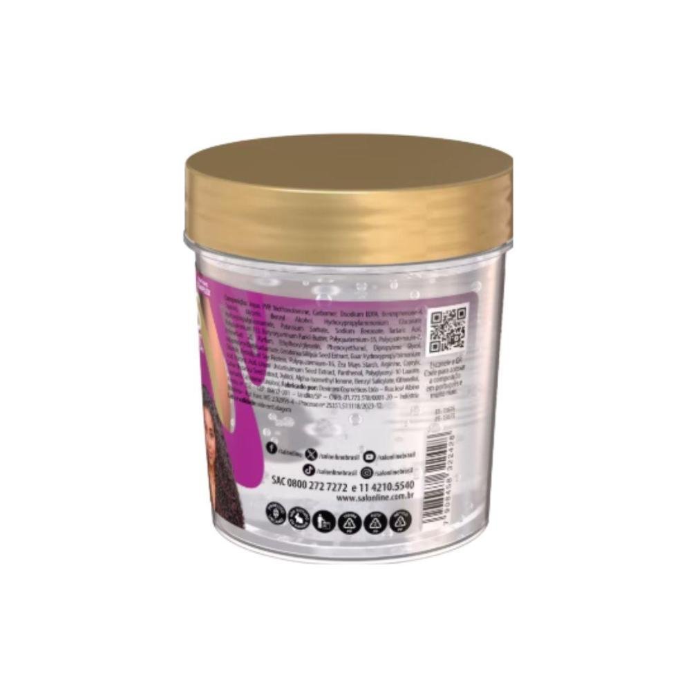 Oleo Salon Line S.O.S Cachos 10 em 1 Multibenefícios para Cabelo Cacheado 100 ml 100ml 8