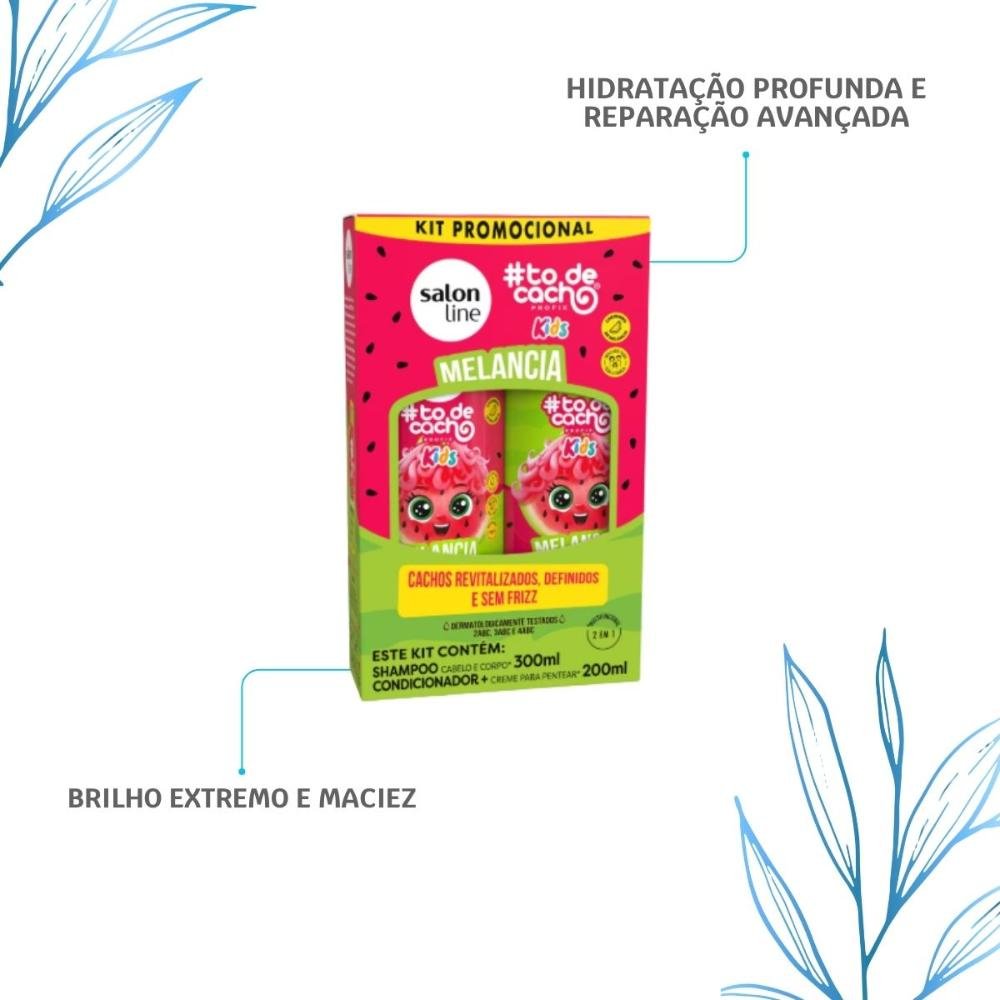 Salon Line #todecacho Melancia Kit Shampoo e Condicionador ÚNICO 4