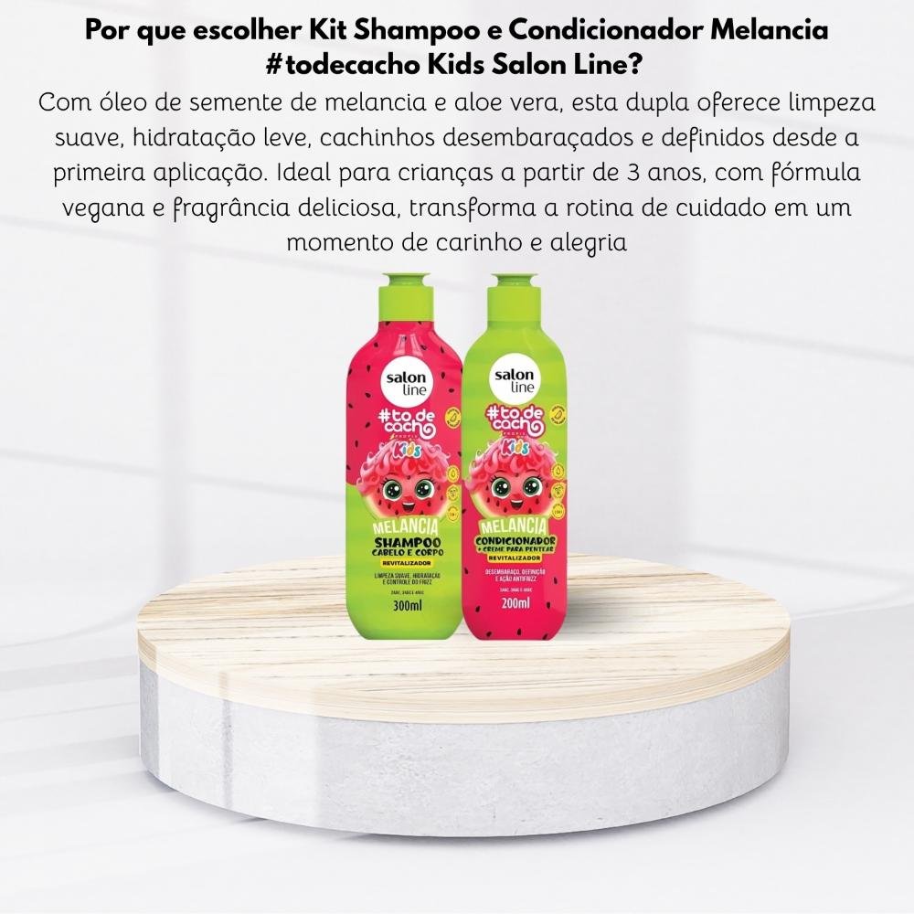 Salon Line #todecacho Melancia Kit Shampoo e Condicionador ÚNICO 5
