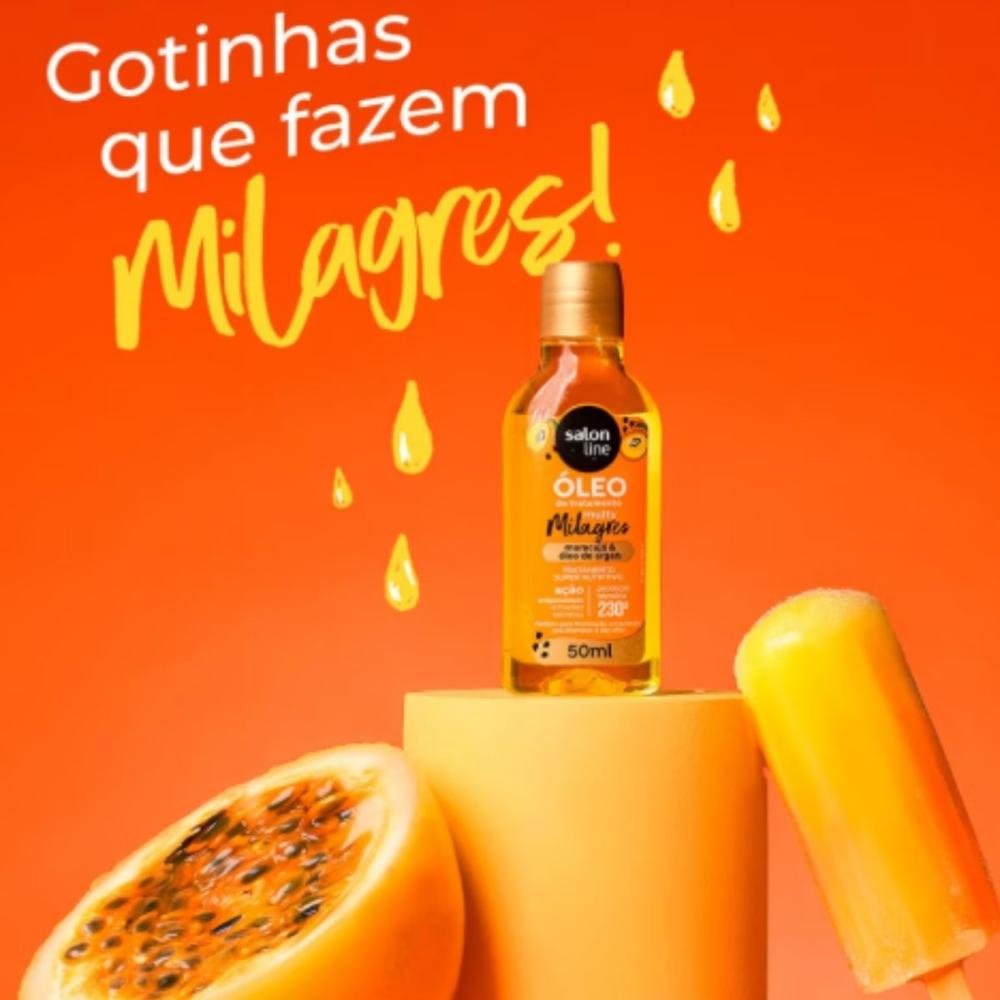 Oleo Salon Line Cachos dos Sonhos Multy Maracujá 55 ml 55ml 3