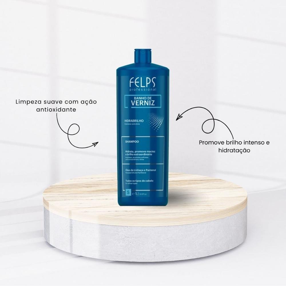 Shampoo Felps Banho de Verniz 1 Litro 1L 2