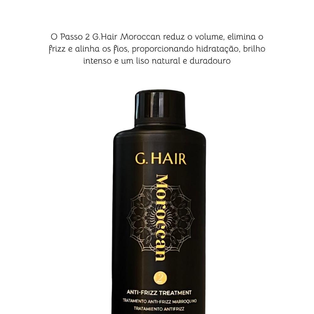 G.Hair Tratamento Japonês Passo 2 Anti Frizz 1L 1L 5