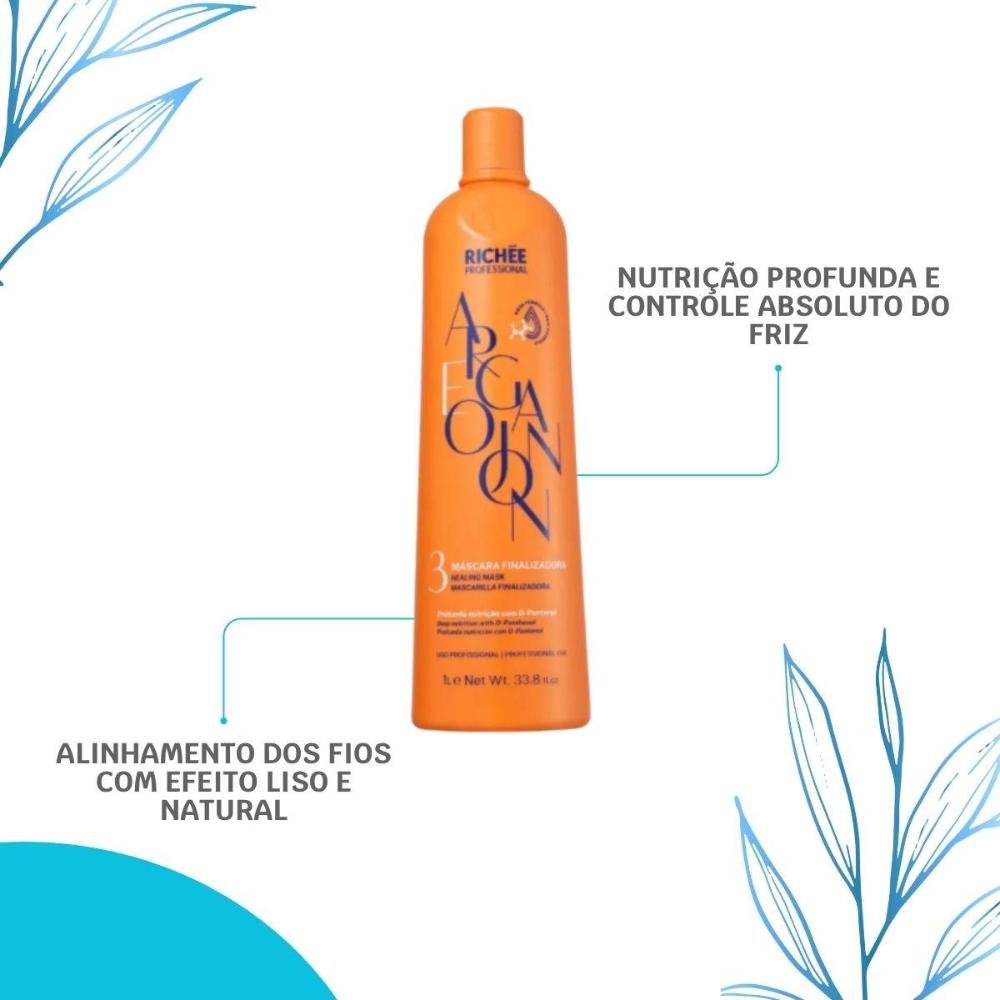 Richée Professional Argan e Ojon Finalizadora Máscara 1L 1L 2