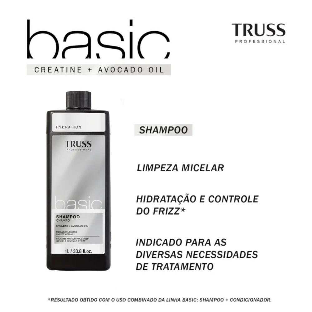 TRUSS Professional Hydration Basic Shampoo 1L 1L 5